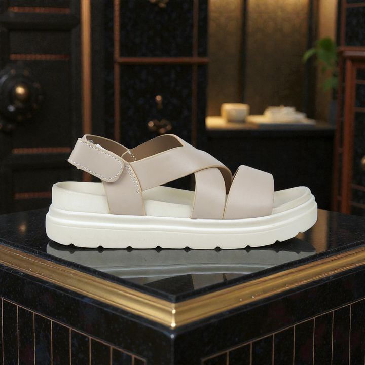 WOMEN MEDICATED SANDAL 3P-BEIGE