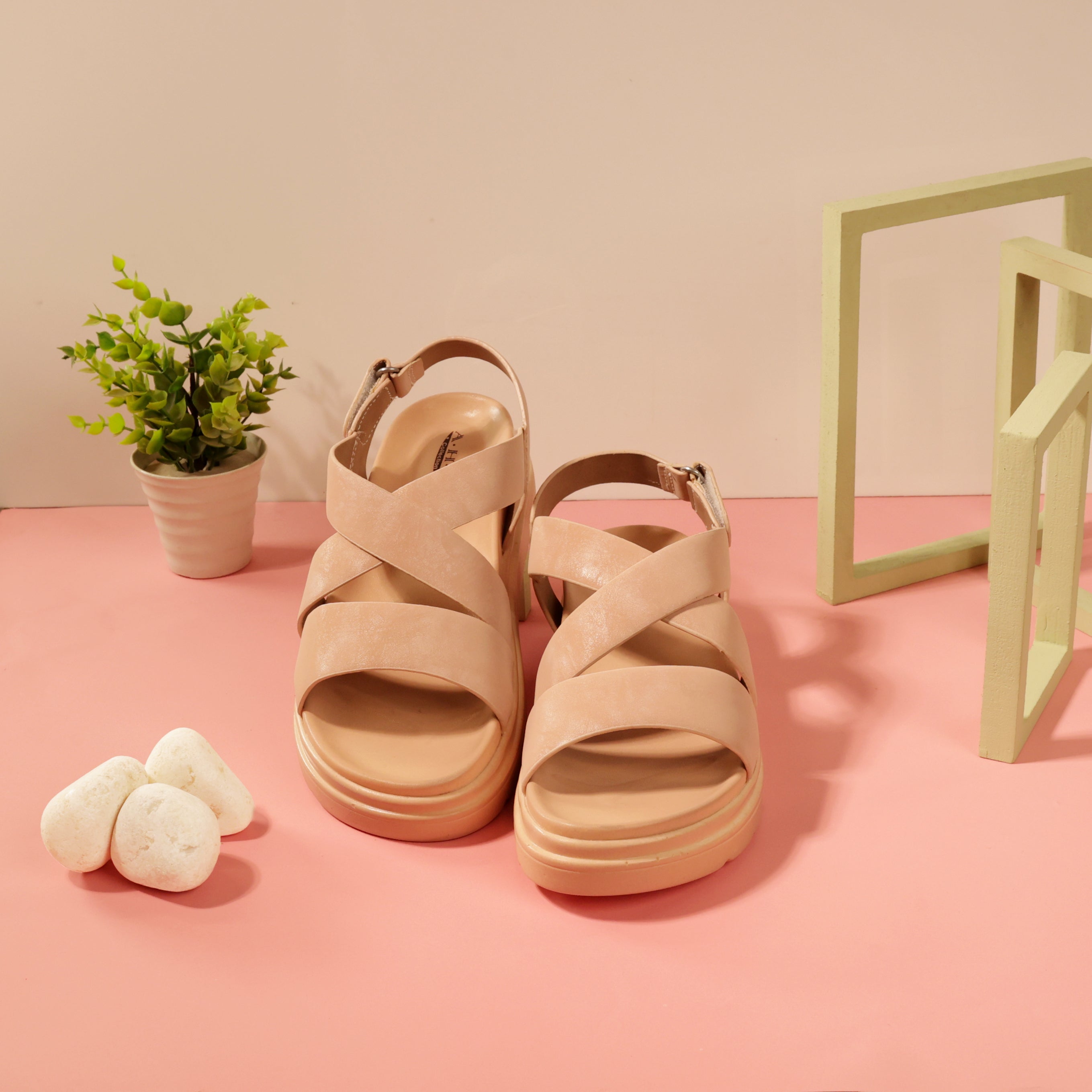 Women Medicated Sandal 3P-PINK