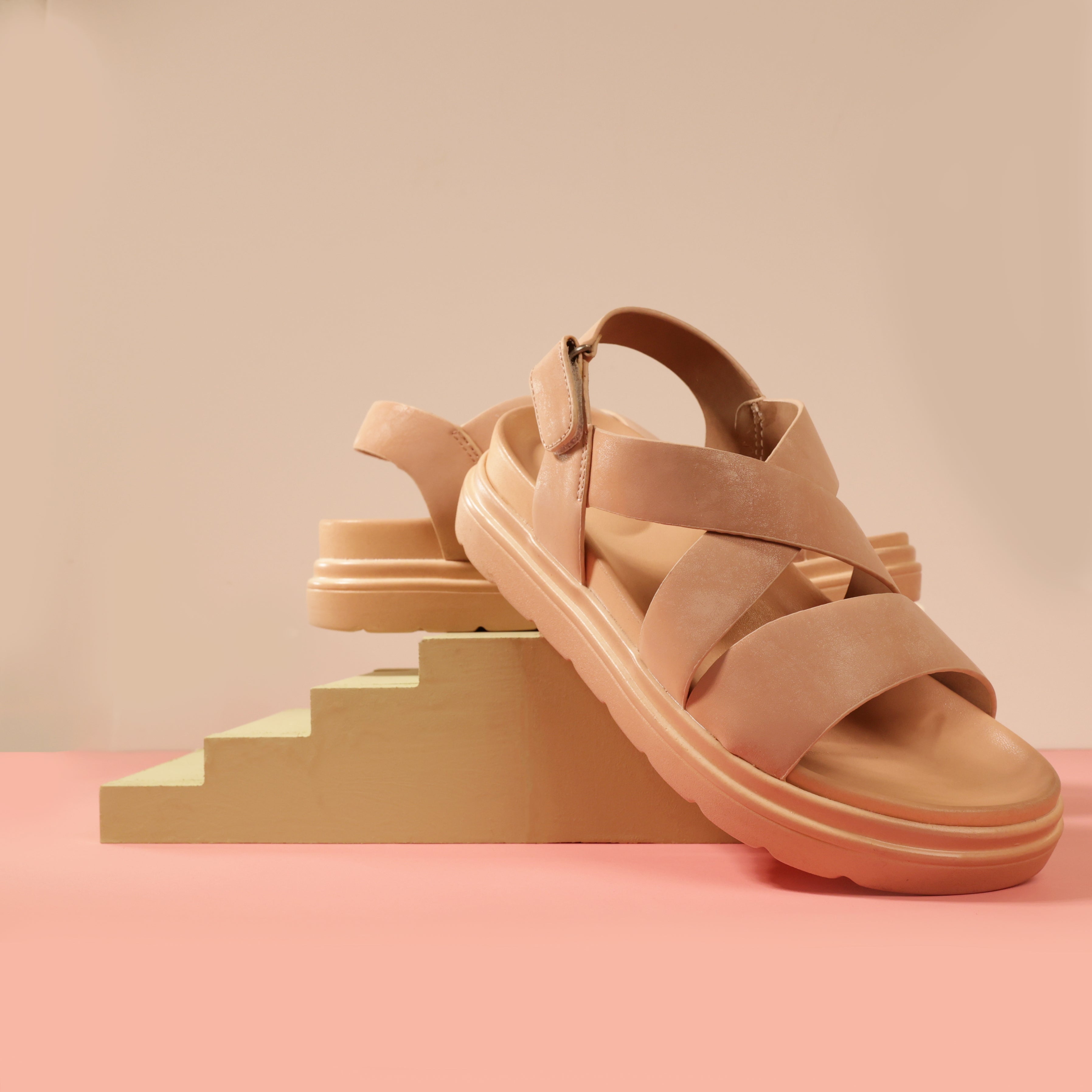 Women Medicated Sandal 3P-PINK