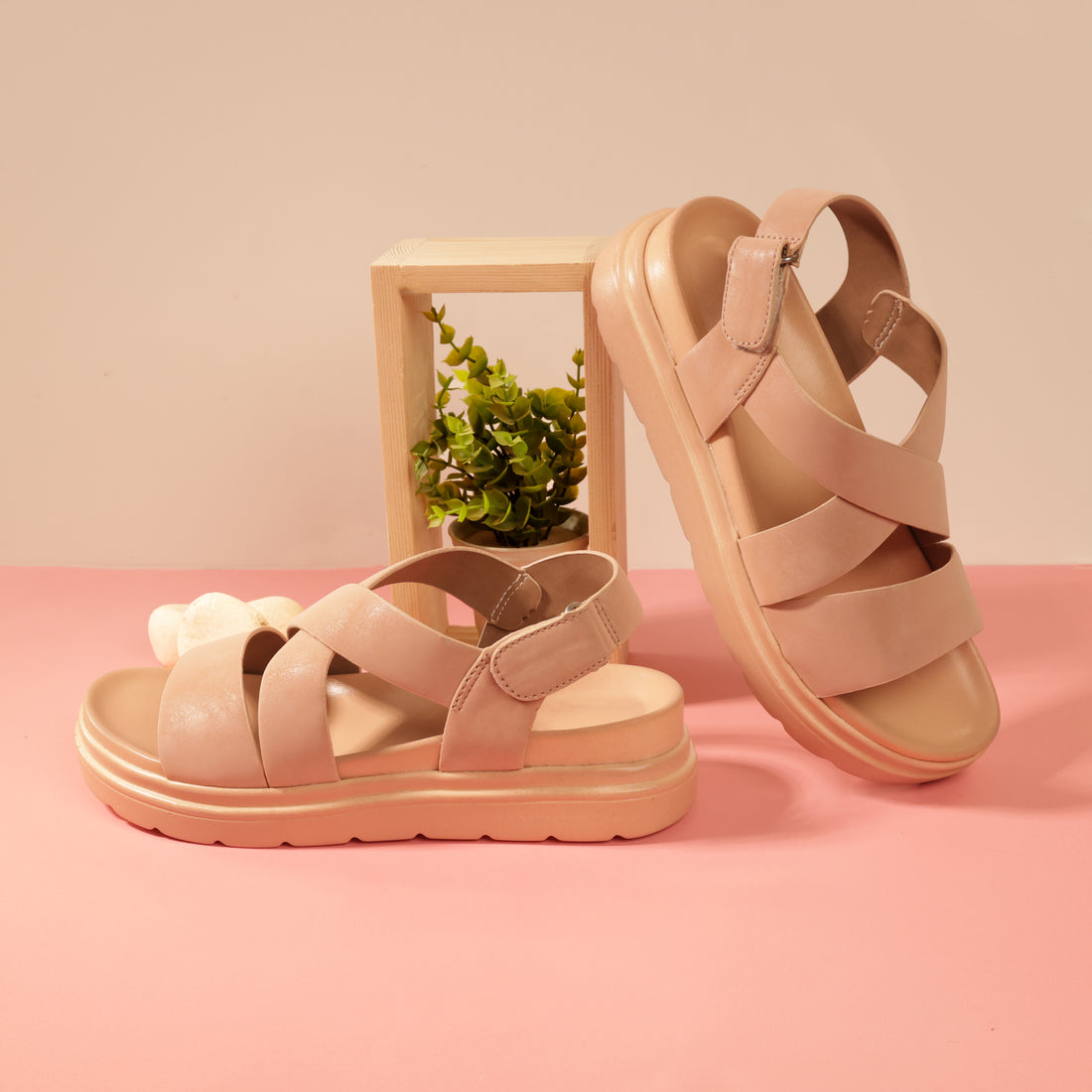Women Medicated Sandal 3P-PINK