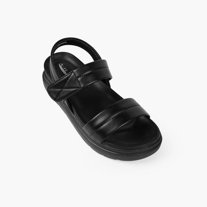 WOMEN MEDICATED SANDAL 2P-BLK