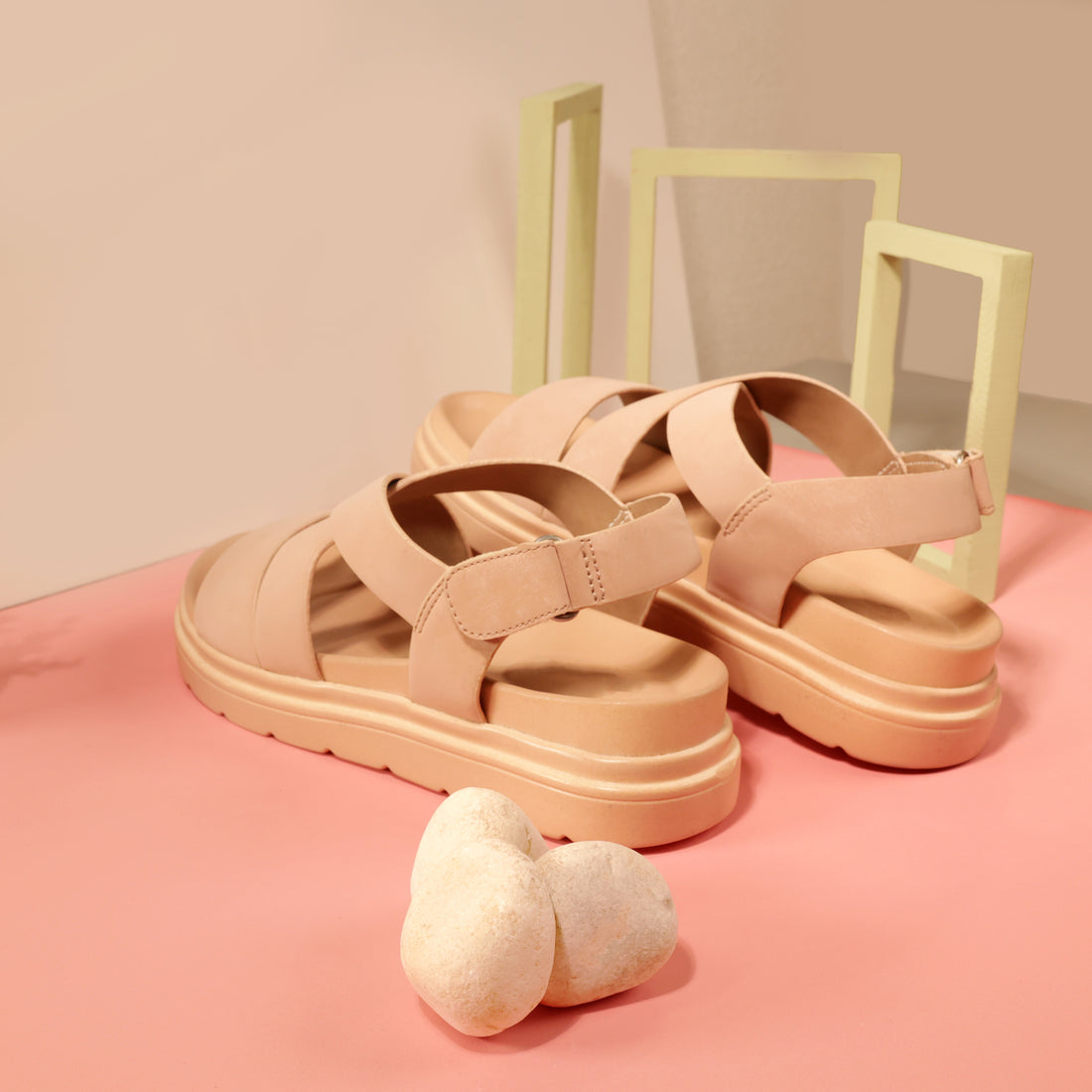 Women Medicated Sandal 3P-PINK