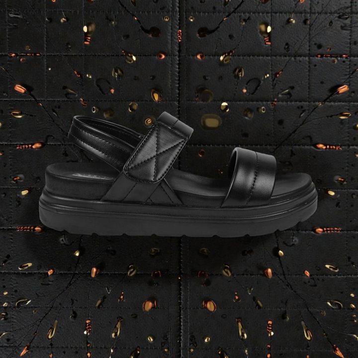 WOMEN MEDICATED SANDAL 2P-BLK