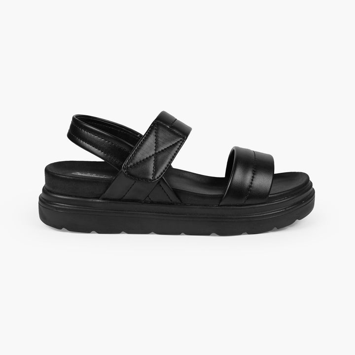 WOMEN MEDICATED SANDAL 2P-BLK
