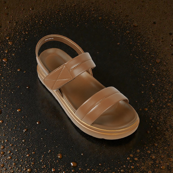 WOMEN MEDICATED SANDAL 2P-TAN