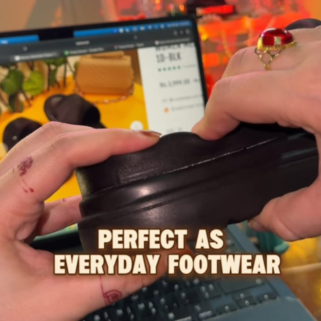 Women Medicated Slipper 3D-BLK