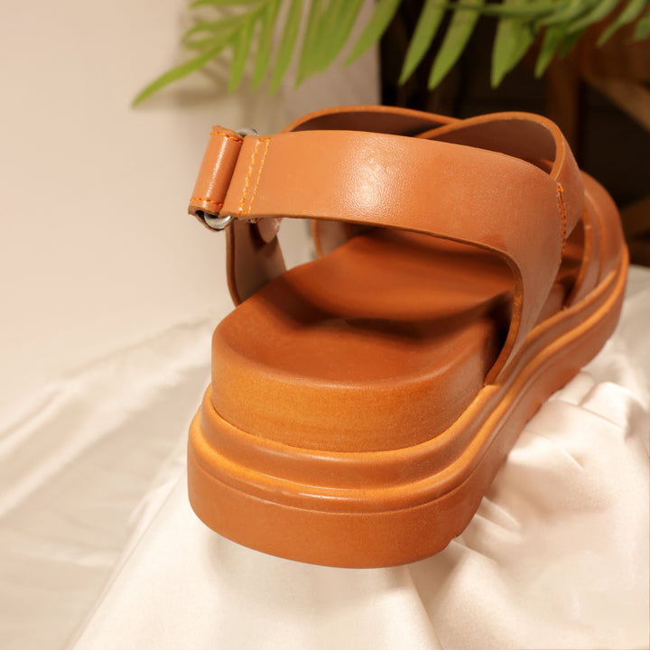 Women Medicated Sandal 3P-TAN