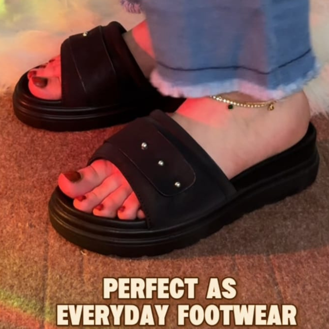 Women Medicated Slipper 3D-BLK