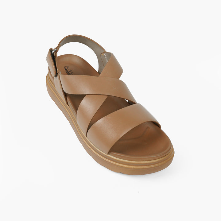 Women Medicated Sandal 3P-TAN