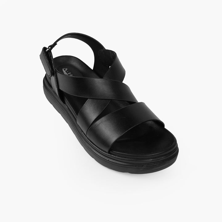 WOMEN MEDICATED SANDAL 3P-BLK