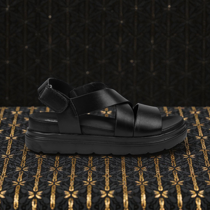 WOMEN MEDICATED SANDAL 3P-BLK