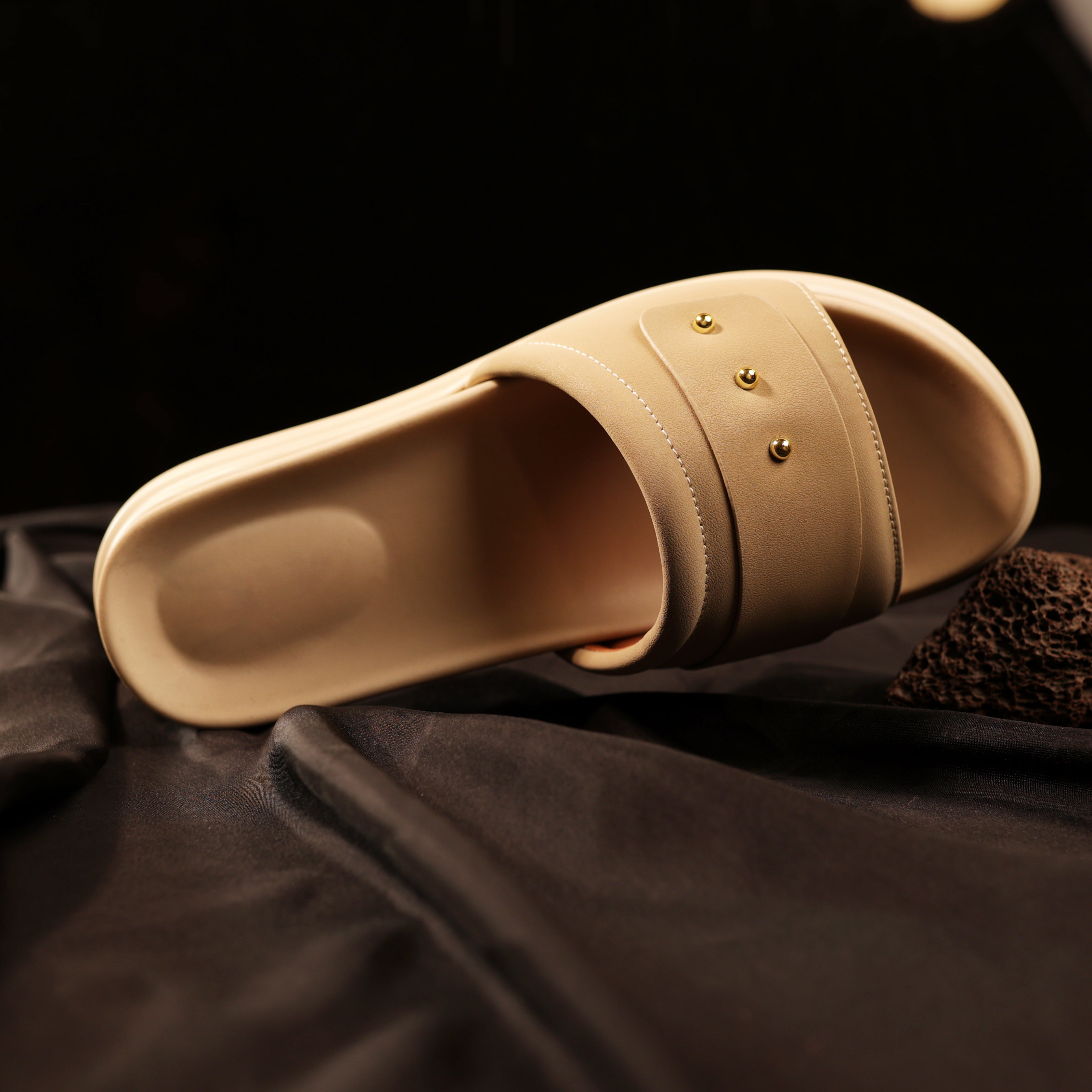 Women Medicated Slipper 3D-BEIGE