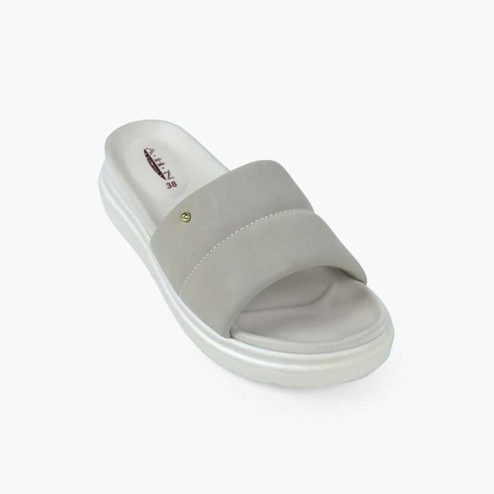 Women Medicated Slipper 1D-BEIGE