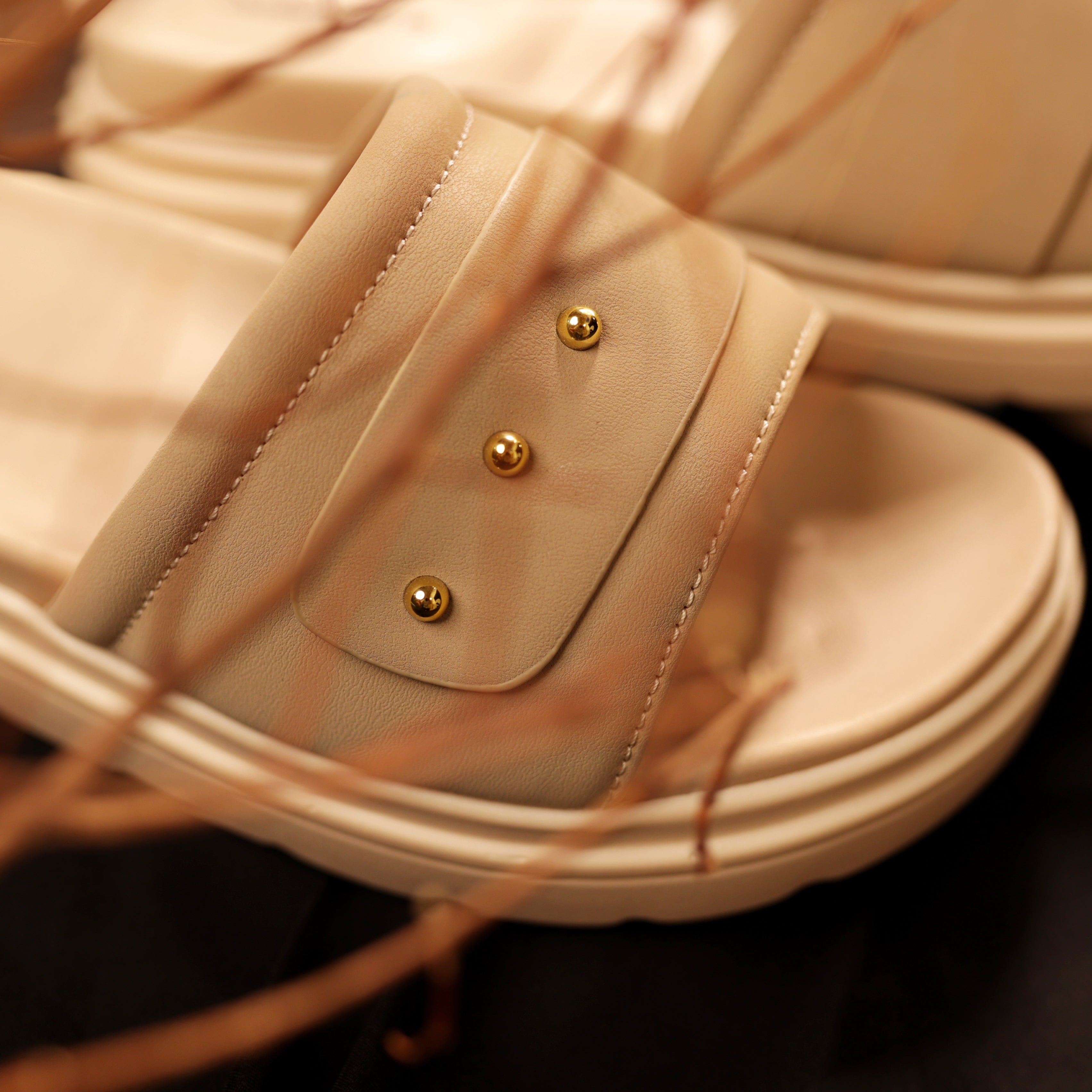 Women Medicated Slipper 3D-BEIGE