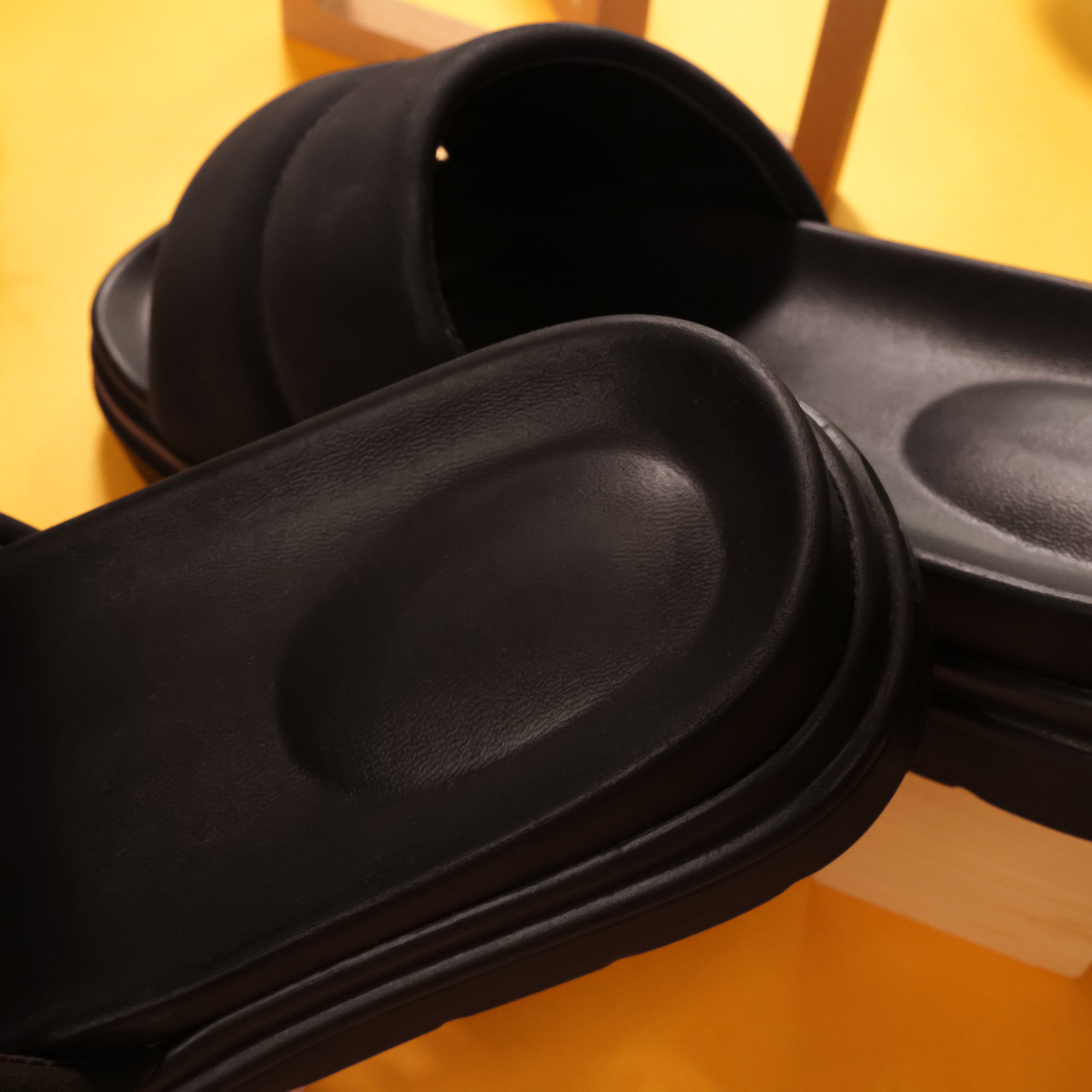 Women Medicated Slipper 1D-BLK