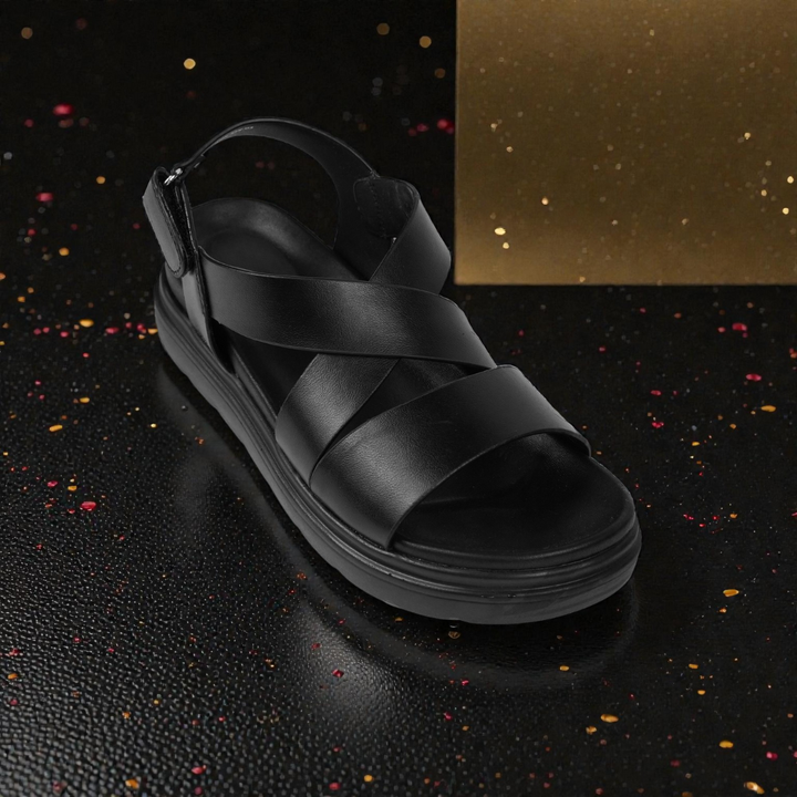 WOMEN MEDICATED SANDAL 3P-BLK