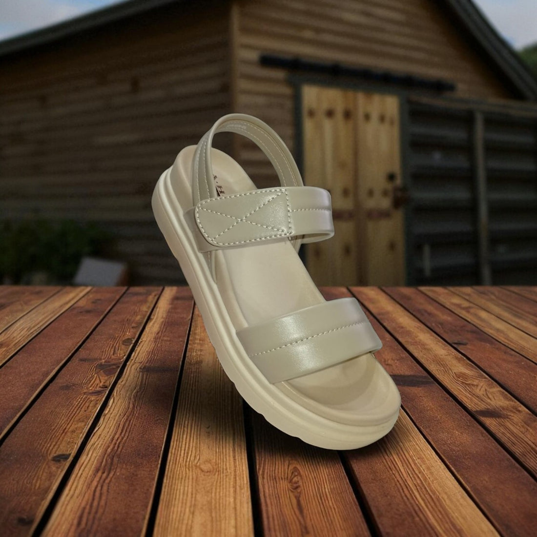 WOMEN MEDICATED SANDAL 2P-OFF WHITE