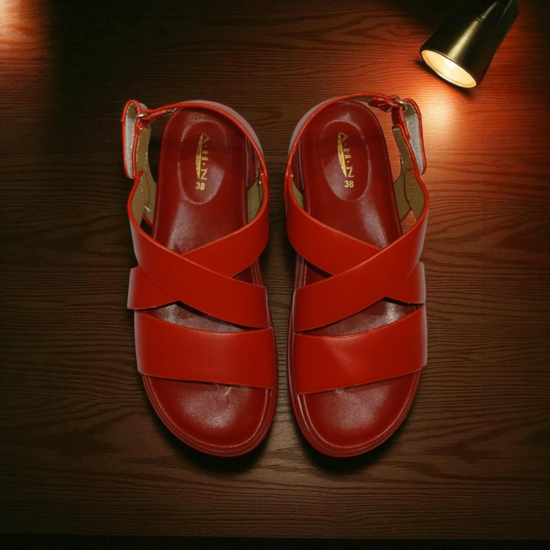 WOMEN MEDICATED SANDAL 3P-RED